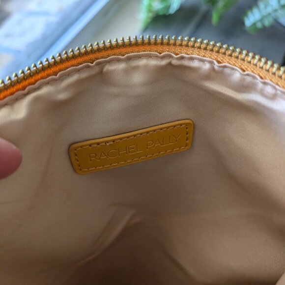 NWOT Rachel Pally Canvas & Faux Leather Reversible Clutch Bag Tablet Sleeve - Picture 4 of 5